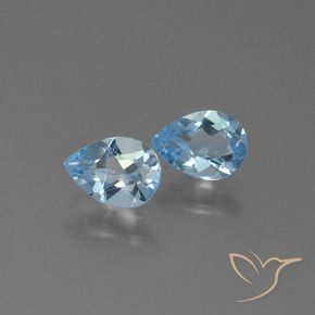 Shop natural 1.64ct スカイブルー トパーズ gems, 洋梨の形, from ブラジル at GemSelect. In stock, global shipping!