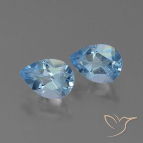 Shop natural 1.67ct スイスブルー トパーズ gems, 洋梨の形, from ブラジル at GemSelect. In stock, global shipping!