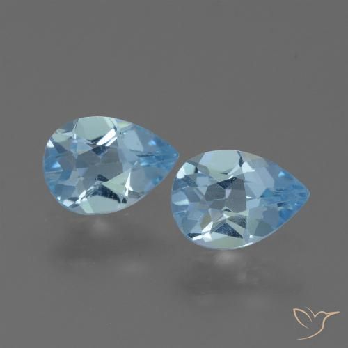 Shop natural 1.57ct スカイブルー トパーズ gems, 洋梨の形, from ブラジル at GemSelect. In stock, global shipping!
