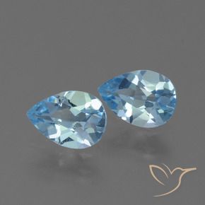 Shop natural 1.57ct スカイブルー トパーズ gems, 洋梨の形, from ブラジル at GemSelect. In stock, global shipping!