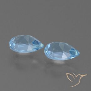 Shop natural 1.57ct スカイブルー トパーズ gems, 洋梨の形, from ブラジル at GemSelect. In stock, global shipping!