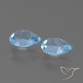 Shop natural 1.60ct スカイブルー トパーズ gems, 洋梨の形, from ブラジル at GemSelect. In stock, global shipping!
