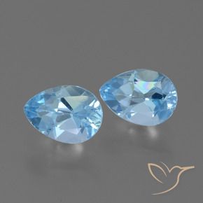Shop natural 1.87ct スカイブルー トパーズ gems, 洋梨の形, from ブラジル at GemSelect. In stock, global shipping!