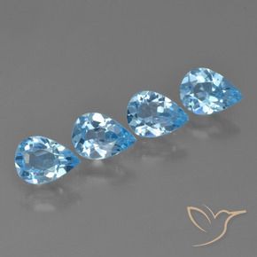 Shop natural 2.87ct スイスブルー トパーズ gems, 洋梨の形, from ブラジル at GemSelect. In stock, global shipping!