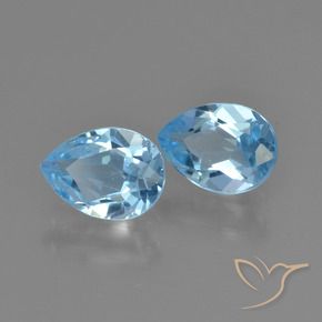 Shop natural 1.70ct スカイブルー トパーズ gems, 洋梨の形, from ブラジル at GemSelect. In stock, global shipping!