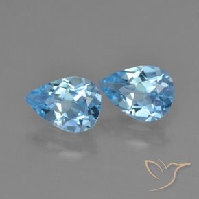 Shop natural 1.53ct スカイブルー トパーズ gems, 洋梨の形, from ブラジル at GemSelect. In stock, global shipping!