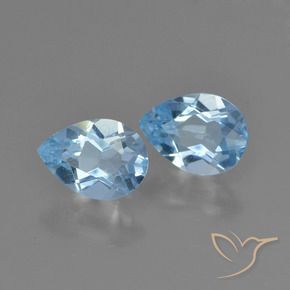 Shop natural 1.56ct スカイブルー トパーズ gems, 洋梨の形, from ブラジル at GemSelect. In stock, global shipping!