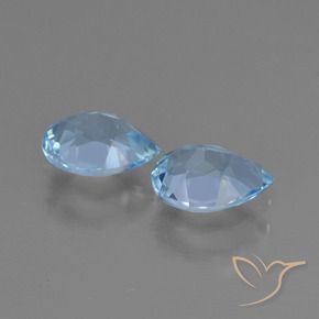 Shop natural 1.56ct スカイブルー トパーズ gems, 洋梨の形, from ブラジル at GemSelect. In stock, global shipping!