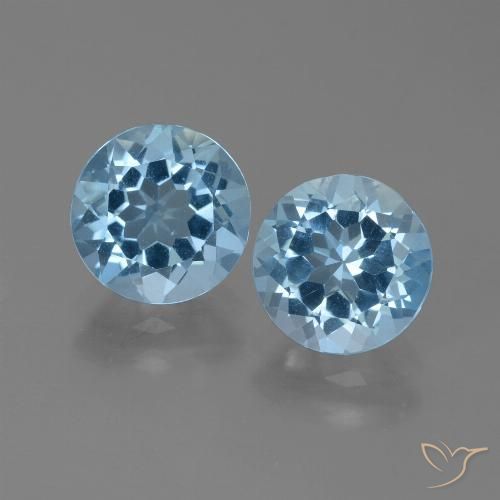 Shop natural 4.72ct スイスブルー トパーズ gems, ラウンド, from ブラジル at GemSelect. In stock, global shipping!