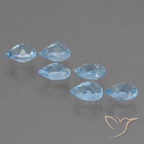 Shop natural 2.81ct スカイブルー トパーズ gems, 洋梨の形, from ブラジル at GemSelect. In stock, global shipping!