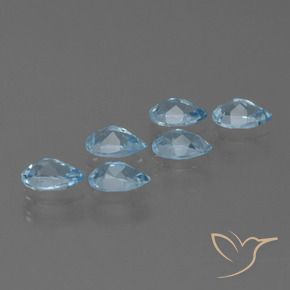 Shop natural 3.67ct スカイブルー トパーズ gems, 洋梨の形, from ブラジル at GemSelect. In stock, global shipping!
