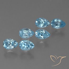 Shop natural 3.55ct スカイブルー トパーズ gems, 洋梨の形, from ブラジル at GemSelect. In stock, global shipping!