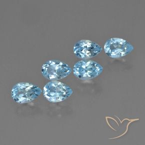 Shop natural 3.36ct スカイブルー トパーズ gems, 洋梨の形, from ブラジル at GemSelect. In stock, global shipping!