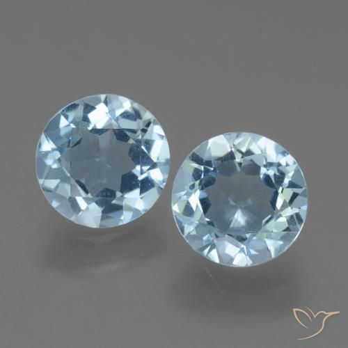 Shop natural 4.29ct スカイブルー トパーズ gems, ラウンド, from ブラジル at GemSelect. In stock, global shipping!