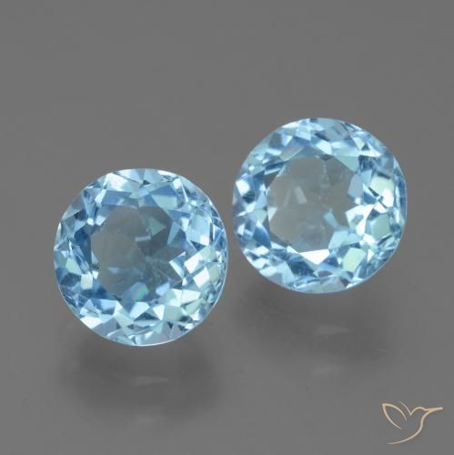 Shop natural 4.97ct スカイブルー トパーズ gems, ラウンド, from ブラジル at GemSelect. In stock, global shipping!