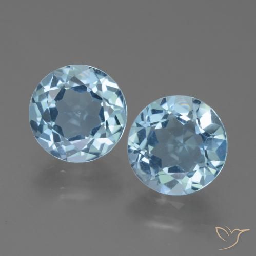 Shop natural 4.50ct スカイブルー トパーズ gems, ラウンド, from ブラジル at GemSelect. In stock, global shipping!