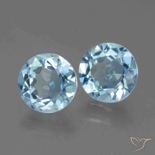 Shop natural 4.50ct スカイブルー トパーズ gems, ラウンド, from ブラジル at GemSelect. In stock, global shipping!
