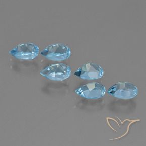 Shop natural 3.53ct スカイブルー トパーズ gems, 洋梨の形, from ブラジル at GemSelect. In stock, global shipping!