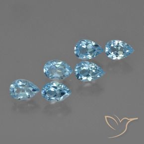 Shop natural 3.58ct スカイブルー トパーズ gems, 洋梨の形, from ブラジル at GemSelect. In stock, global shipping!
