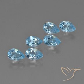 Shop natural 2.92ct スカイブルー トパーズ gems, 洋梨の形, from ブラジル at GemSelect. In stock, global shipping!