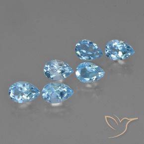 Shop natural 3.41ct スカイブルー トパーズ gems, 洋梨の形, from ブラジル at GemSelect. In stock, global shipping!
