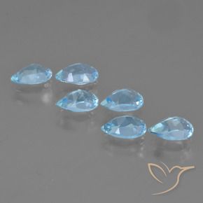Shop natural 3.20ct スカイブルー トパーズ gems, 洋梨の形, from ブラジル at GemSelect. In stock, global shipping!