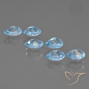 Shop natural 3.58ct スカイブルー トパーズ gems, 洋梨の形, from ブラジル at GemSelect. In stock, global shipping!
