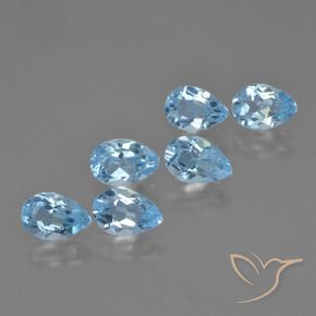 Shop natural 3.21ct スカイブルー トパーズ gems, 洋梨の形, from ブラジル at GemSelect. In stock, global shipping!