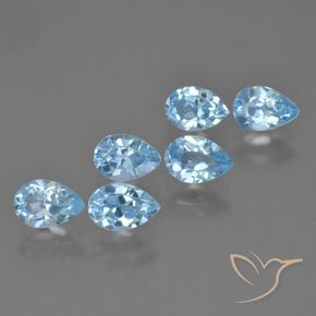 Shop natural 3.58ct スカイブルー トパーズ gems, 洋梨の形, from ブラジル at GemSelect. In stock, global shipping!
