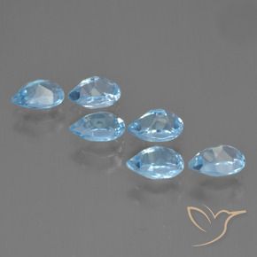 Shop natural 3.58ct スカイブルー トパーズ gems, 洋梨の形, from ブラジル at GemSelect. In stock, global shipping!