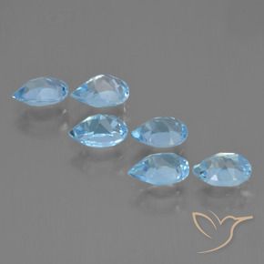 Shop natural 3.37ct スカイブルー トパーズ gems, 洋梨の形, from ブラジル at GemSelect. In stock, global shipping!