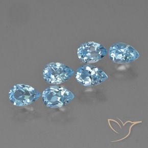 Shop natural 3.39ct スカイブルー トパーズ gems, 洋梨の形, from ブラジル at GemSelect. In stock, global shipping!
