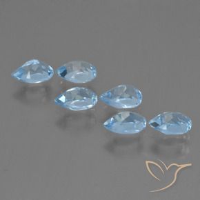 Shop natural 3.39ct スカイブルー トパーズ gems, 洋梨の形, from ブラジル at GemSelect. In stock, global shipping!