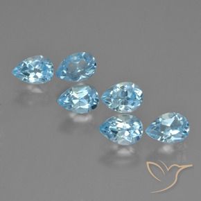Shop natural 3.44ct スカイブルー トパーズ gems, 洋梨の形, from ブラジル at GemSelect. In stock, global shipping!