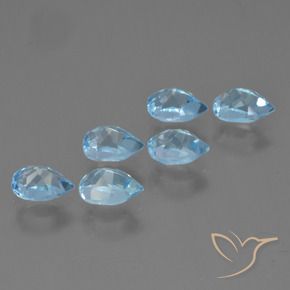 Shop natural 3.67ct スイスブルー トパーズ gems, 洋梨の形, from ブラジル at GemSelect. In stock, global shipping!