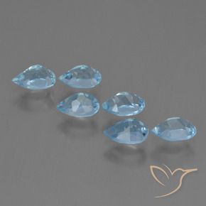 Shop natural 3.41ct スカイブルー トパーズ gems, 洋梨の形, from ブラジル at GemSelect. In stock, global shipping!