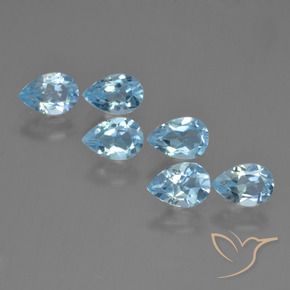 Shop natural 3.26ct スカイブルー トパーズ gems, 洋梨の形, from ブラジル at GemSelect. In stock, global shipping!