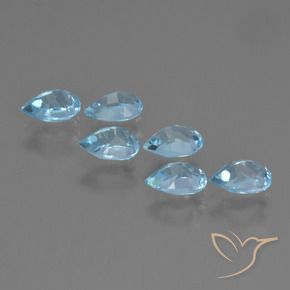 Shop natural 3.24ct スカイブルー トパーズ gems, 洋梨の形, from ブラジル at GemSelect. In stock, global shipping!