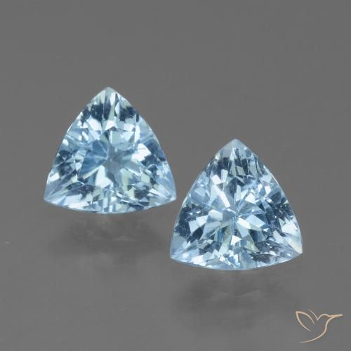 Shop natural 2.42ct スカイブルー トパーズ gems, トリリオン, from ブラジル at GemSelect. In stock, global shipping!