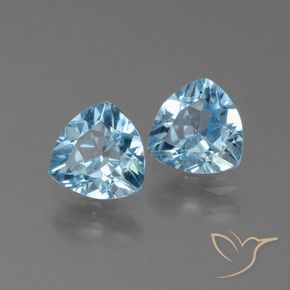 Shop natural 2.41ct スカイブルー トパーズ gems, トリリオン, from ブラジル at GemSelect. In stock, global shipping!