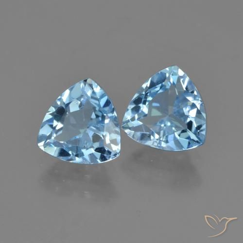 Shop natural 2.77ct スカイブルー トパーズ gems, トリリオン, from ブラジル at GemSelect. In stock, global shipping!