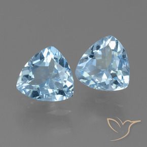 Shop natural 2.72ct スカイブルー トパーズ gems, トリリオン, from ブラジル at GemSelect. In stock, global shipping!