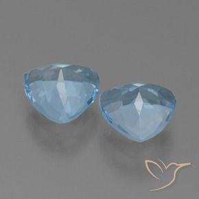 Shop natural 2.89ct スカイブルー トパーズ gems, トリリオン, from ブラジル at GemSelect. In stock, global shipping!
