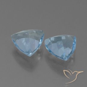 Shop natural 2.19ct スカイブルー トパーズ gems, トリリオン, from ブラジル at GemSelect. In stock, global shipping!