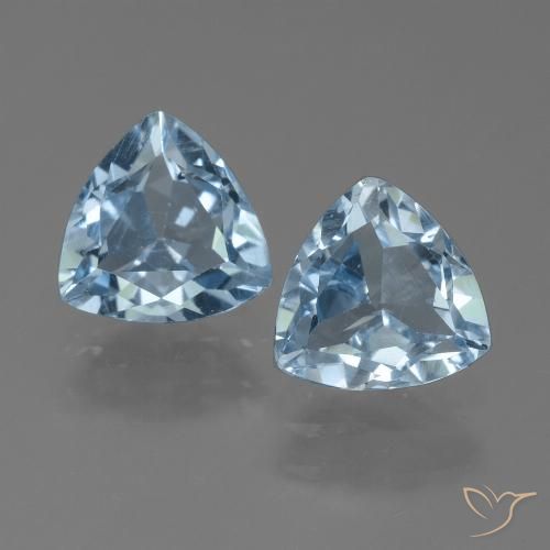 Shop natural 2.54ct スカイブルー トパーズ gems, トリリオン, from ブラジル at GemSelect. In stock, global shipping!