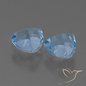 Shop natural 2.79ct スカイブルー トパーズ gems, トリリオン, from ブラジル at GemSelect. In stock, global shipping!