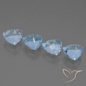 Shop natural 5.59ct スカイブルー トパーズ gems, トリリオン, from ブラジル at GemSelect. In stock, global shipping!