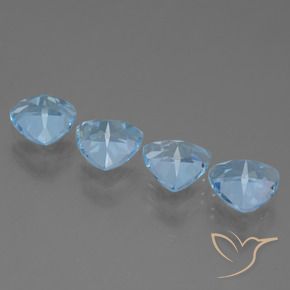 Shop natural 5.68ct スカイブルー トパーズ gems, トリリオン, from ブラジル at GemSelect. In stock, global shipping!