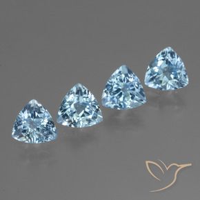 Shop natural 4.54ct スカイブルー トパーズ gems, トリリオン, from ブラジル at GemSelect. In stock, global shipping!
