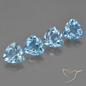 Shop natural 5.36ct スカイブルー トパーズ gems, トリリオン, from ブラジル at GemSelect. In stock, global shipping!